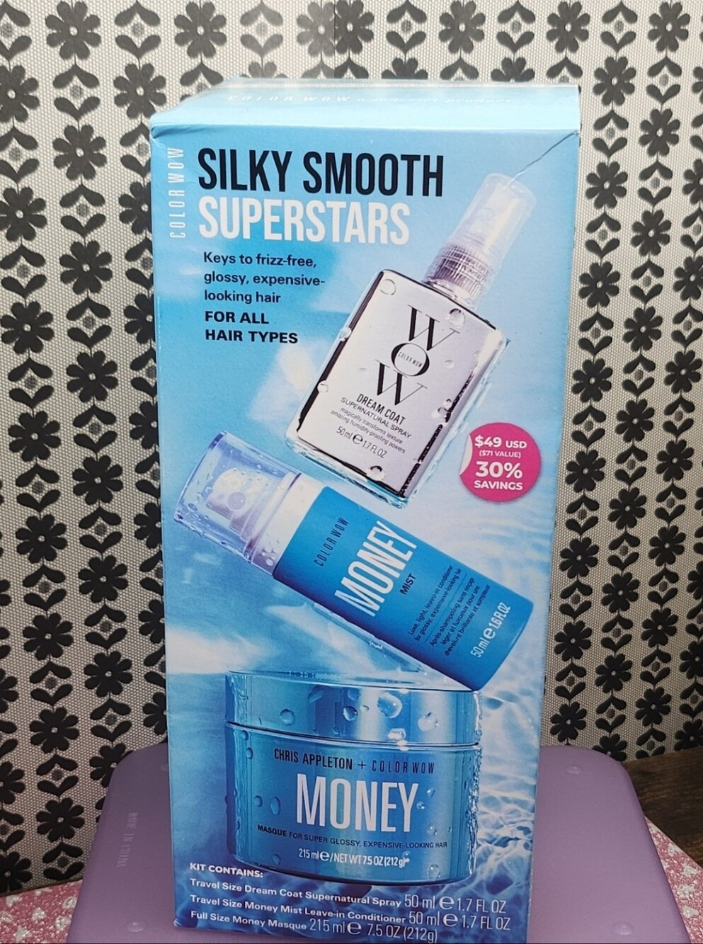 Colorwow Silky Smooth Superstars Hair Travel Kit - new